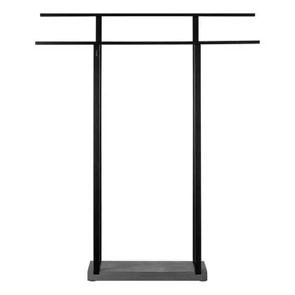 Menoto Handdoekrek | Zwart | Staal