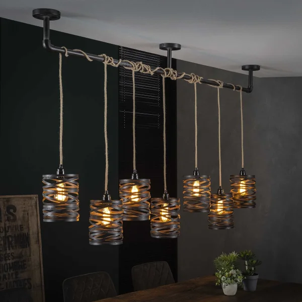 Metalen Hanglamp | Indianapolis 7L