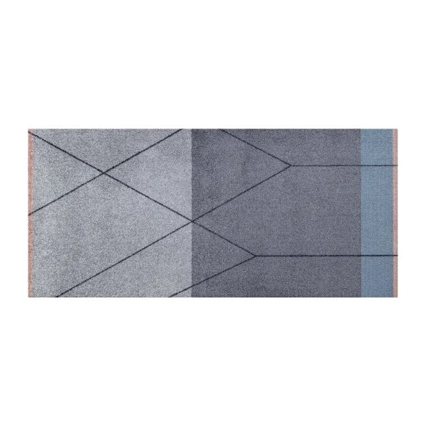 Mette Ditmer Linea vloerkleed allround Dark grey