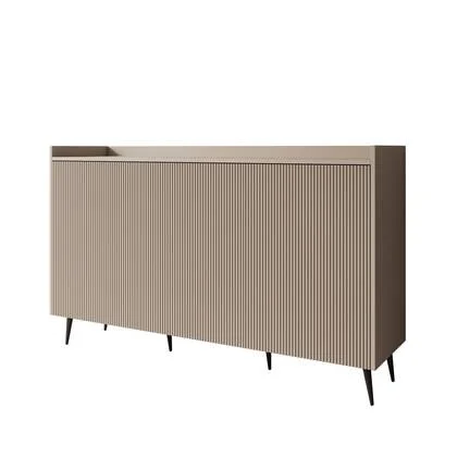 Meubella - Asty - Dressoir - Beige - 150x41x92 cm
