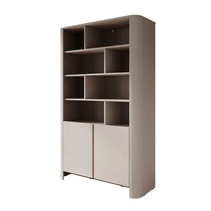 Meubella - Barbados - Boekenkast - Beige - 103x39x170 cm