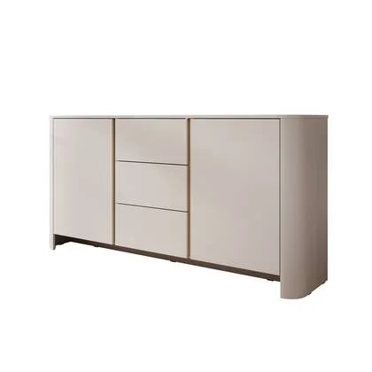 Meubella - Barbados - Dressoir - Beige - 168x39x84 cm