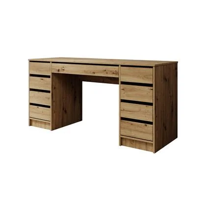 Meubella - Bureau Avio 2 - Eiken - 154 cm