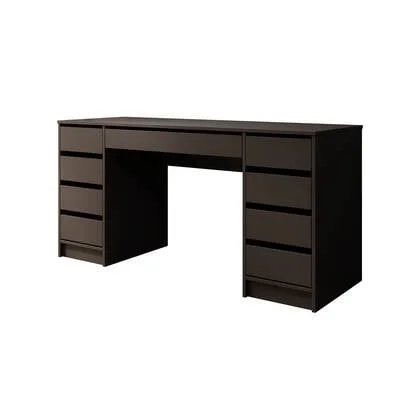 Meubella - Bureau Avio 2 - Zwart - 154 cm