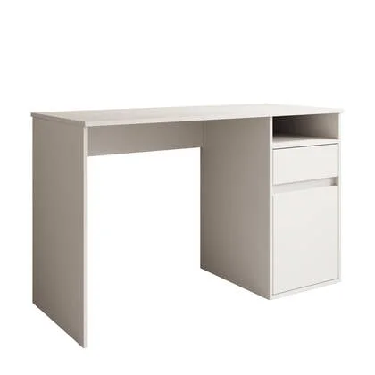 Meubella - Bureau Babot - Wit 1 - 120 cm
