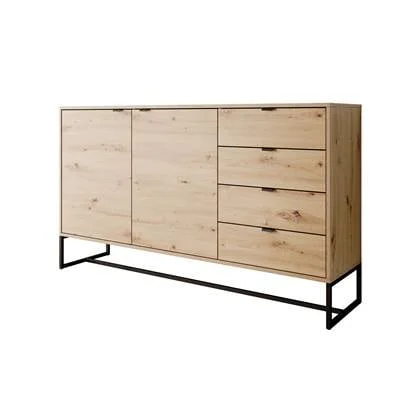 Meubella Dressoir Amore - Eiken - 153 cm