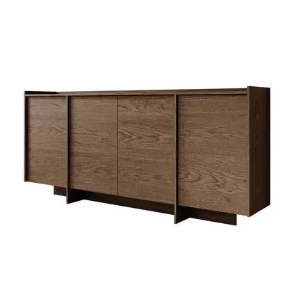 Meubella - Dressoir Jaxon - Donker eiken - 200 cm