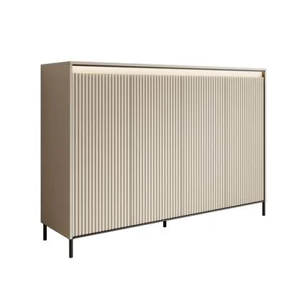 Meubella - Dressoir Timoteo - Beige - 152 cm