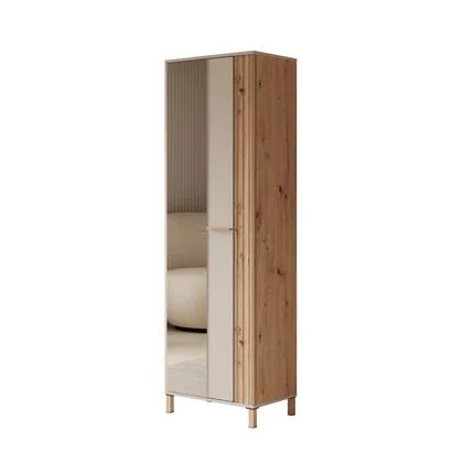 Meubella - Halkast Bahia - Beige - 60 cm - Met spiegel