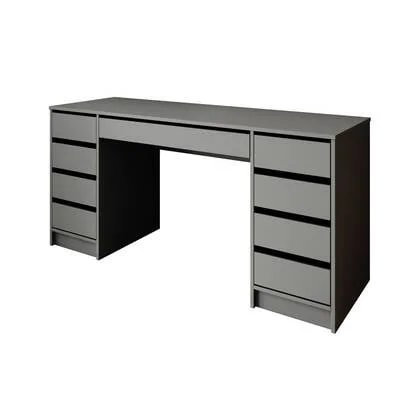 Meubella - Kaptafel Arco 2 - Antraciet - 154 cm