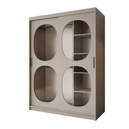 Meubella - Kledingkast Bravanti - Beige - 150 cm
