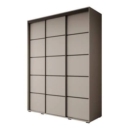 Meubella Kledingkast Delos 4 - Beige - 180 cm