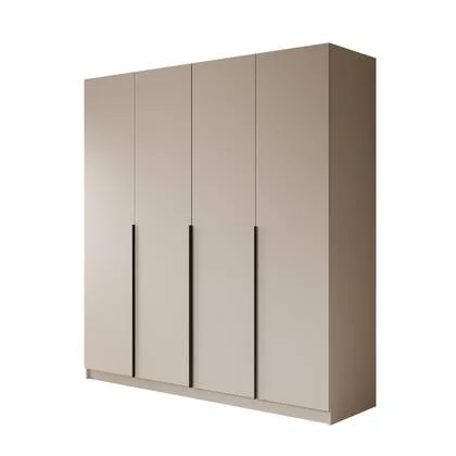 Meubella - Kledingkast Sabre - Beige - 200 cm