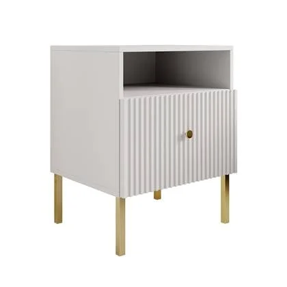 Meubella - Nachtkastje Vermont - Wit