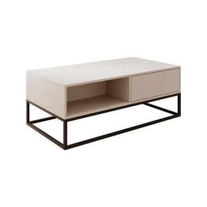 Meubella - Salontafel Delta - Beige - 120 cm
