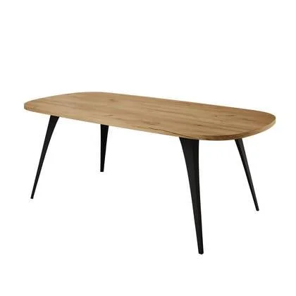 Meubella - Salontafel Flix - Eiken - 120 cm