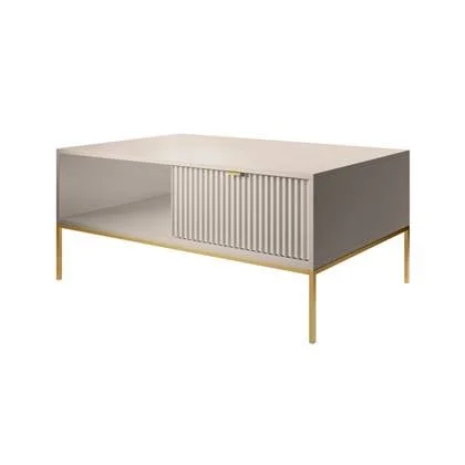 Meubella - Salontafel Navil 2 - Beige - 104 cm