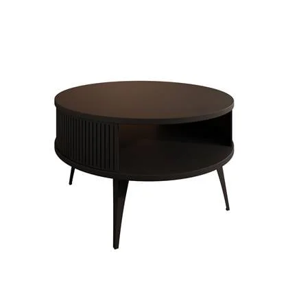 Meubella Salontafel Roslyn - Zwart - 75 cm