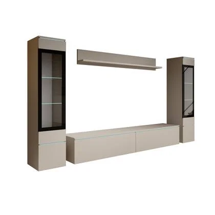 Meubella - Variety - Wandmeubel - Beige - 180x33x32 cm