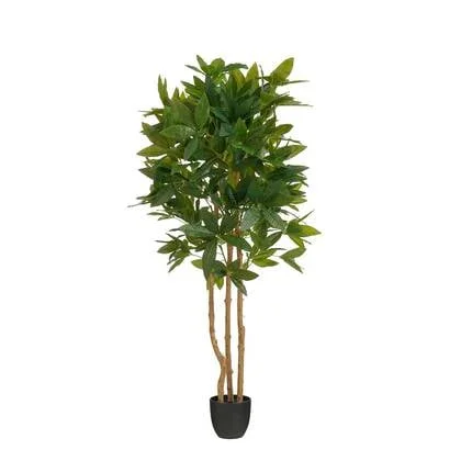 Mica Decorations Vingerplant Kunstplant - H150 x Ø70 cm - Groen