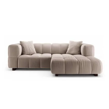 Micadoni 3-zitsslaapbank Puma velvet rechts