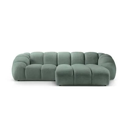 Micadoni Diana 3-zits Hoekbank met Chaise Longue Rechts - Mintgroen