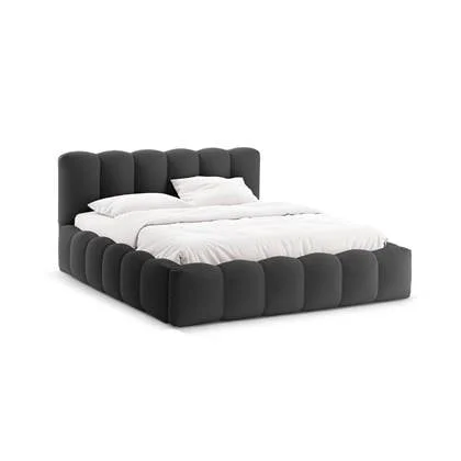Micadoni Lupine Bedframe met Opbergruimte 180 x 200 cm - Antraciet