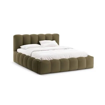Micadoni Lupine Bedframe met Opbergruimte 200 x 200 cm - Groen