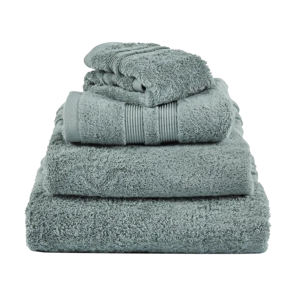 Mille Notti Fontana Handdoek EKO Grijsgroen, 100x150 cm