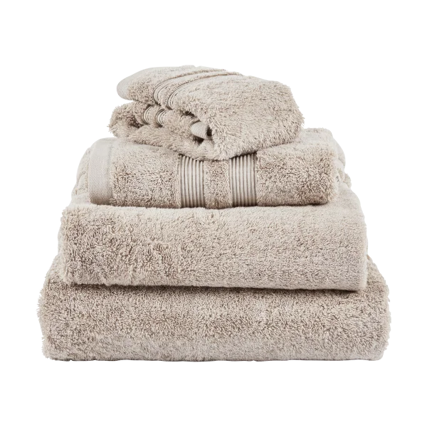 Mille Notti Fontana Handdoek EKO Lichtbruin, 100x150 cm