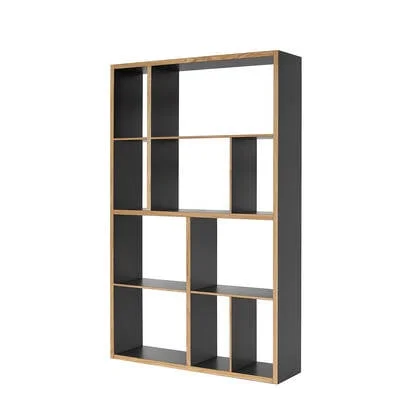 MINT Furniture KAST M, 112 x 30 x 179 cm, eiken, antraciet