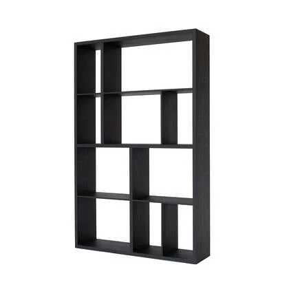 MINT Furniture KAST M, 112 x 30 x 179 cm, Zwart gebeitst eiken