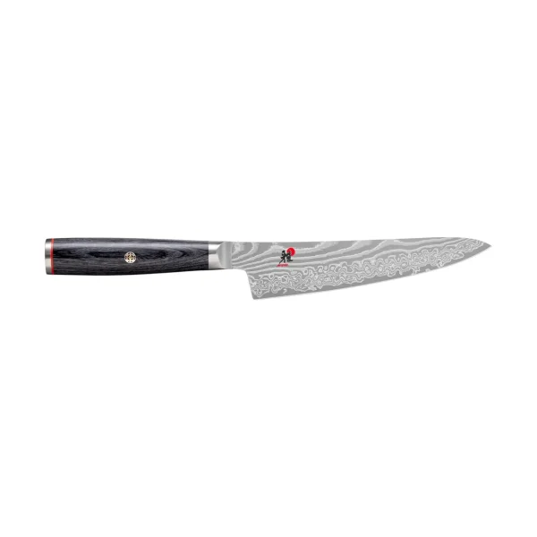 Miyabi Raw 5000FCD shotoh schaalmes 14 cm Damascus-zwart
