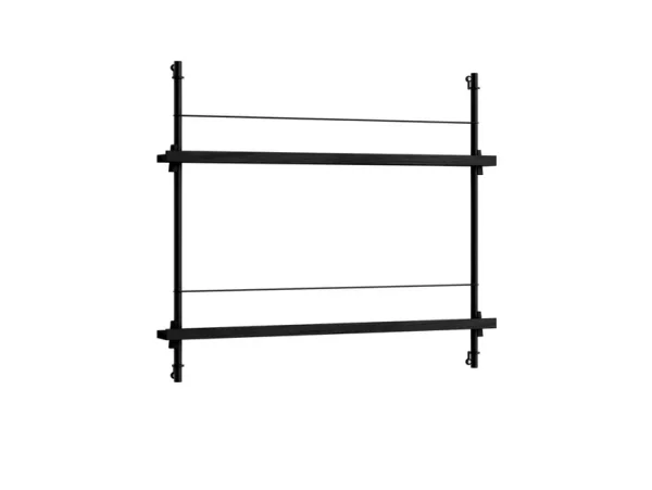 Moebe - Magazine Shelving 65 Plank Black/Black