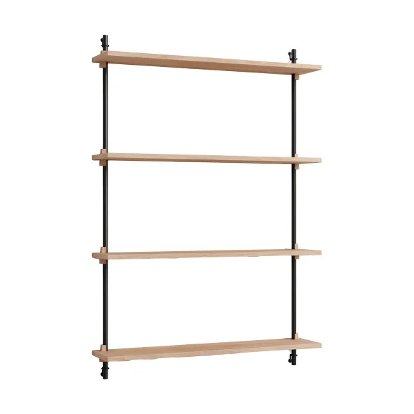 MOEBE Moebe wall shelving ws.115.1 Eikenhout-zwart