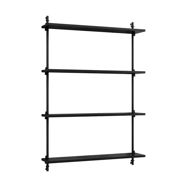 MOEBE Moebe wall shelving ws.115.1 Zwart