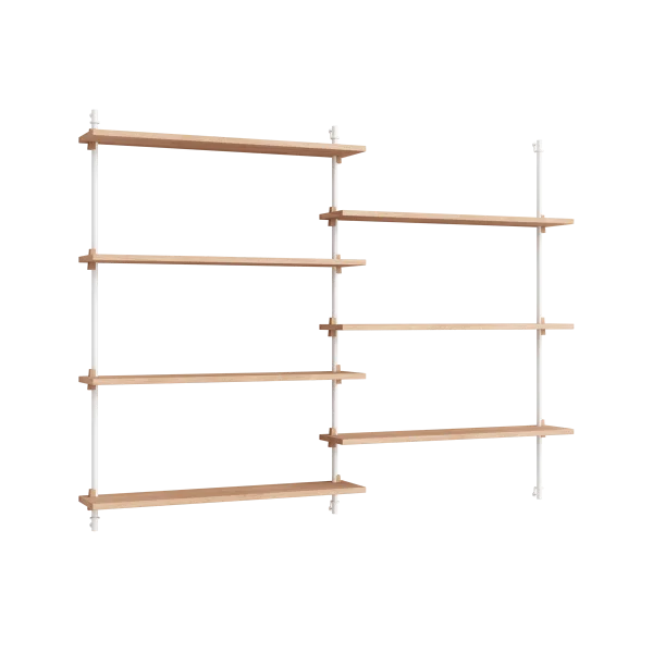 MOEBE Moebe wall shelving ws.115.2.B Eikenhout-wit