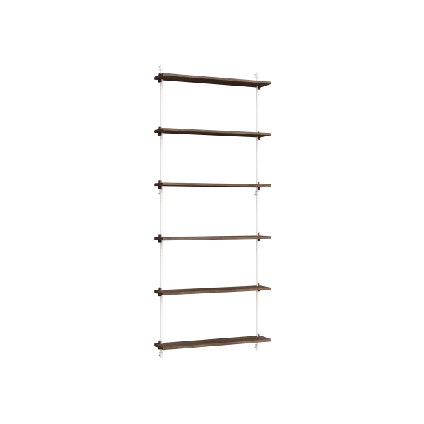 MOEBE Moebe wall shelving ws.200.1 Gerookt eikenhout-wit