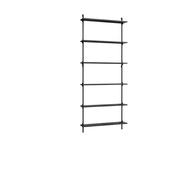 MOEBE Moebe wall shelving ws.200.1 Zwart