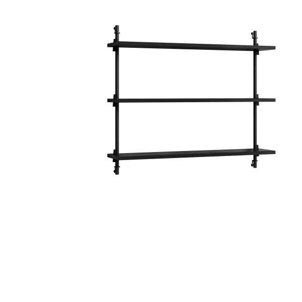 MOEBE Moebe wall shelving ws.65.1 Zwart