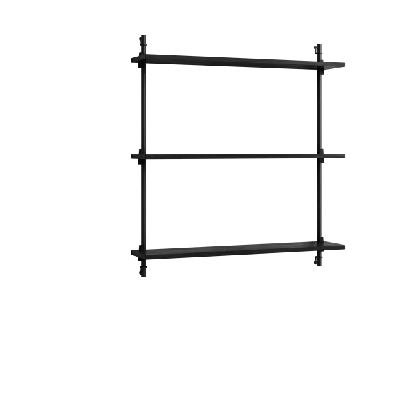 MOEBE Moebe wall shelving ws.85.1 Zwart