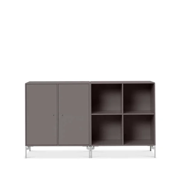 Montana Pair sideboard coffee 35, verchroomde poten