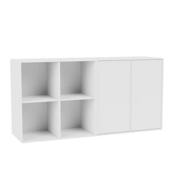 Montana Pair Sideboard - New White - Beslag voor montage