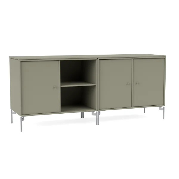 Montana Save Low Sideboard - Fennel - Poten 12,6 cm chroom