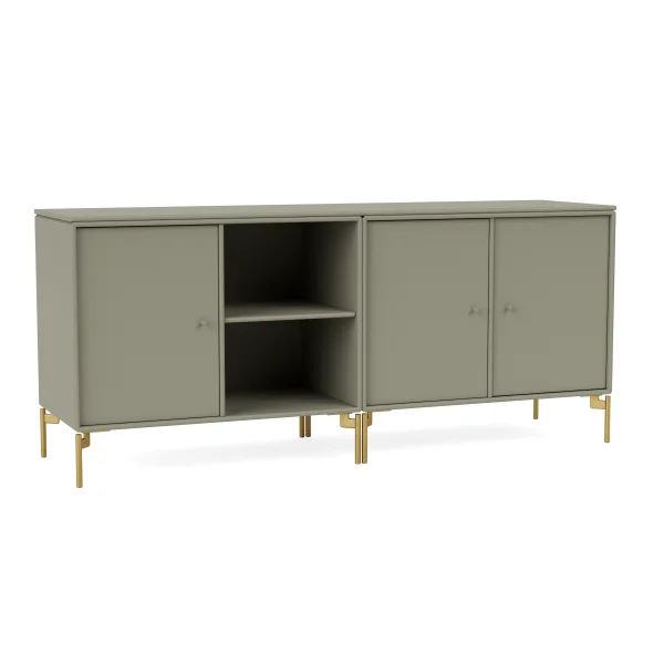 Montana Save Low Sideboard - Fennel - Poten 12,6 cm messing