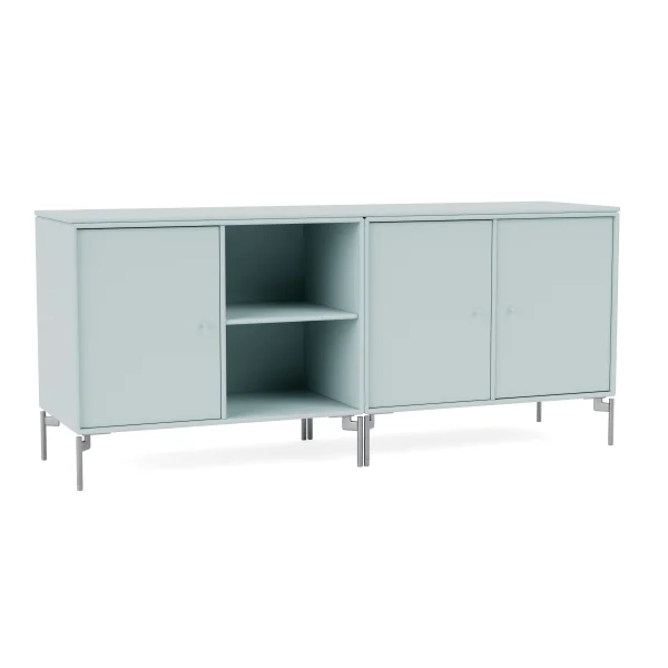 Montana Save Low Sideboard - Flint - Poten 12,6 cm chroom