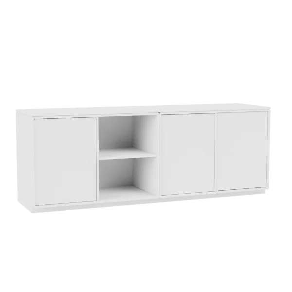 Montana Save Low Sideboard - New White - Sokkel 3 cm