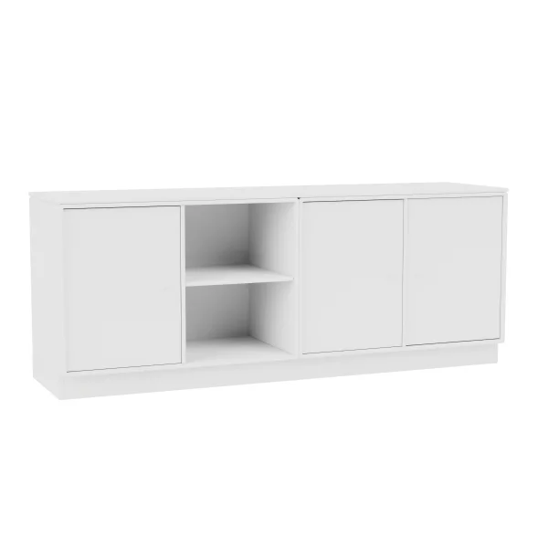 Montana Save Low Sideboard - New White - Sokkel 7 cm