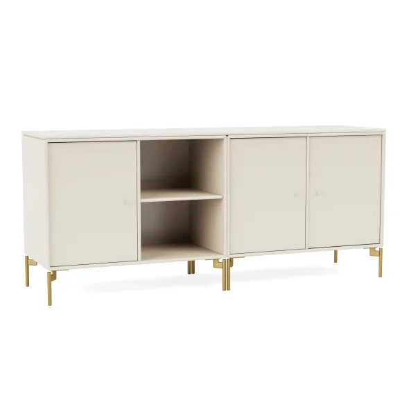 Montana Save Low Sideboard - Oat - Poten 12,6 cm messing