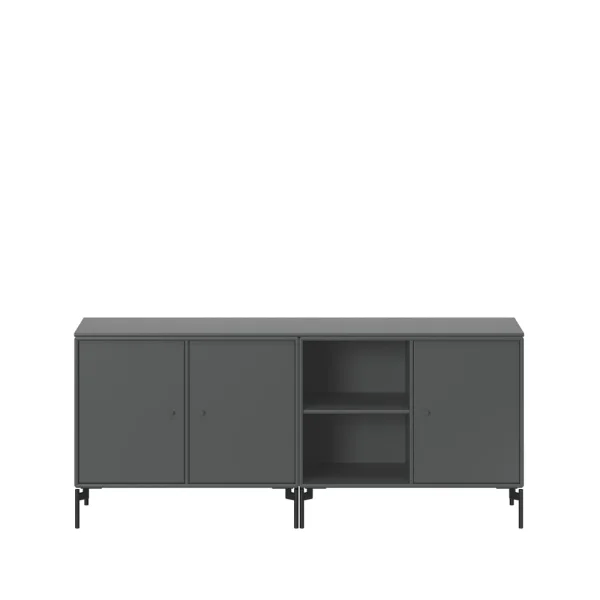 Montana Save sideboard Anthracite 04-zwartgelakte poten